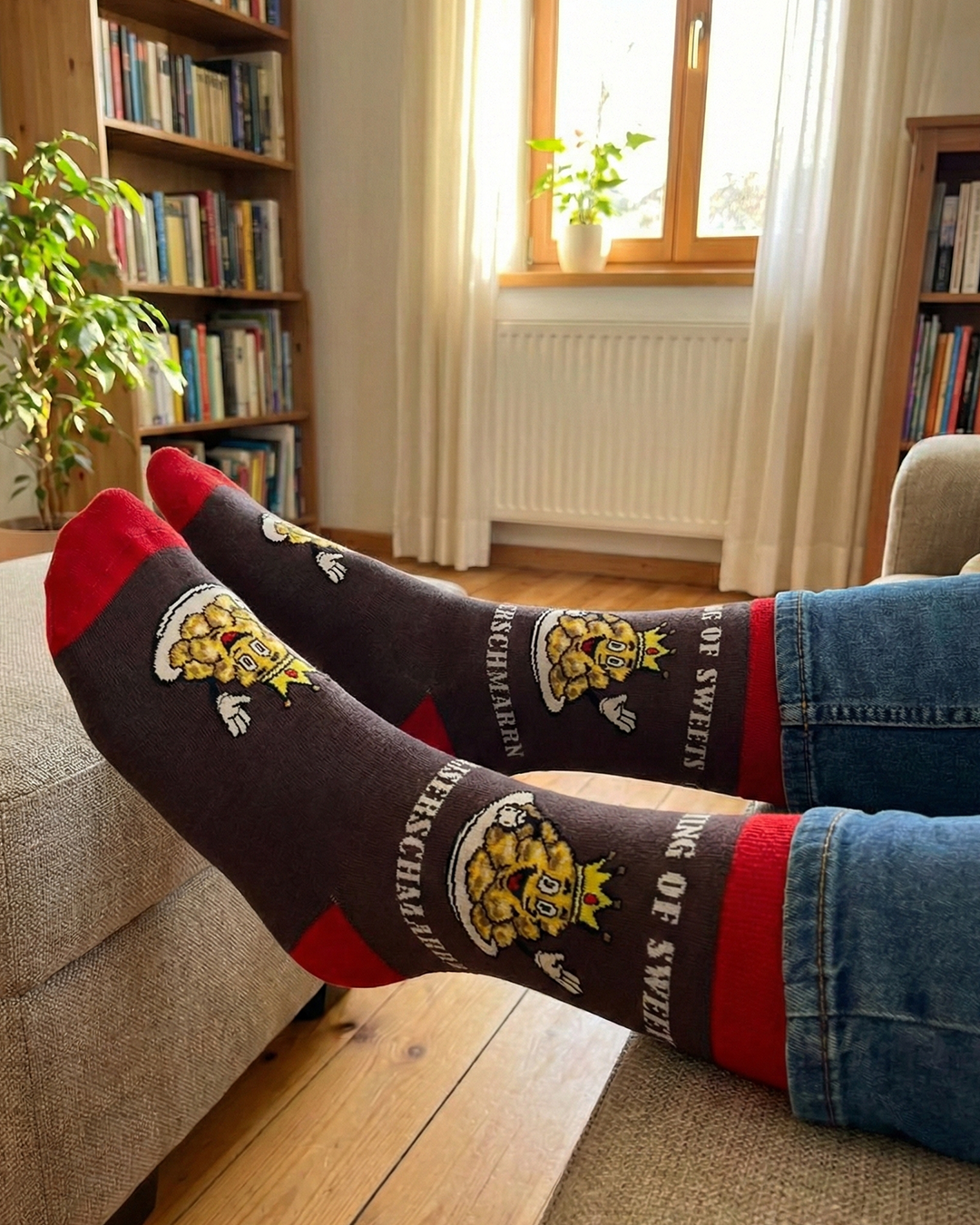 Vienna Kaiserschmarrn Socks Austrian Dessert Lover Design